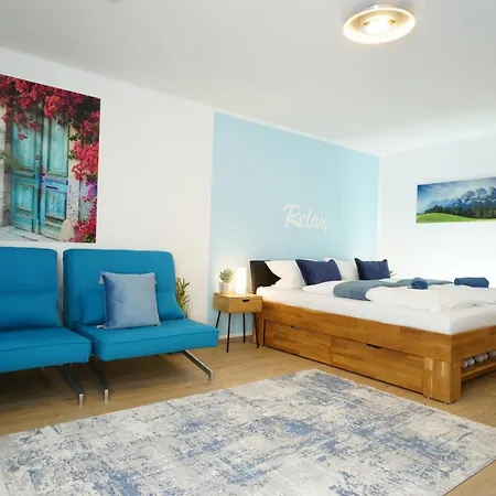 Lejlighed Relax - Blue Mit Pool Und Sauna Scheidegg